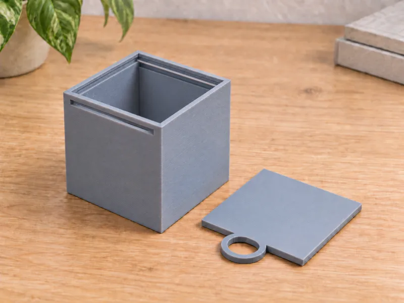 Material Preservation Box with Pull-Ring Lid