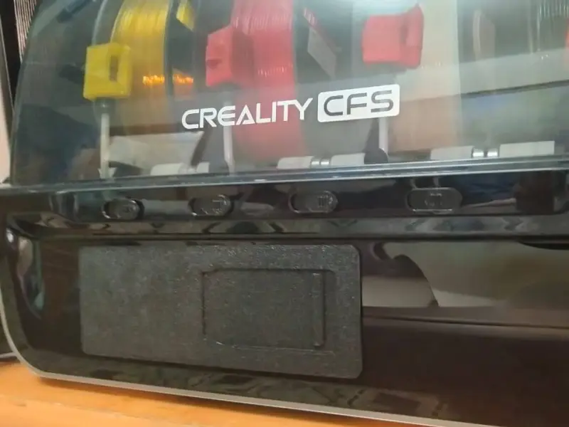 Abdeckung für das Creality CFS Display. Lichtschutz.