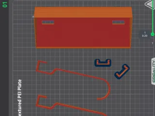 Box for Locker Door