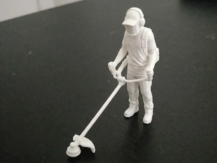 Lawn Trimmer Operator Miniature