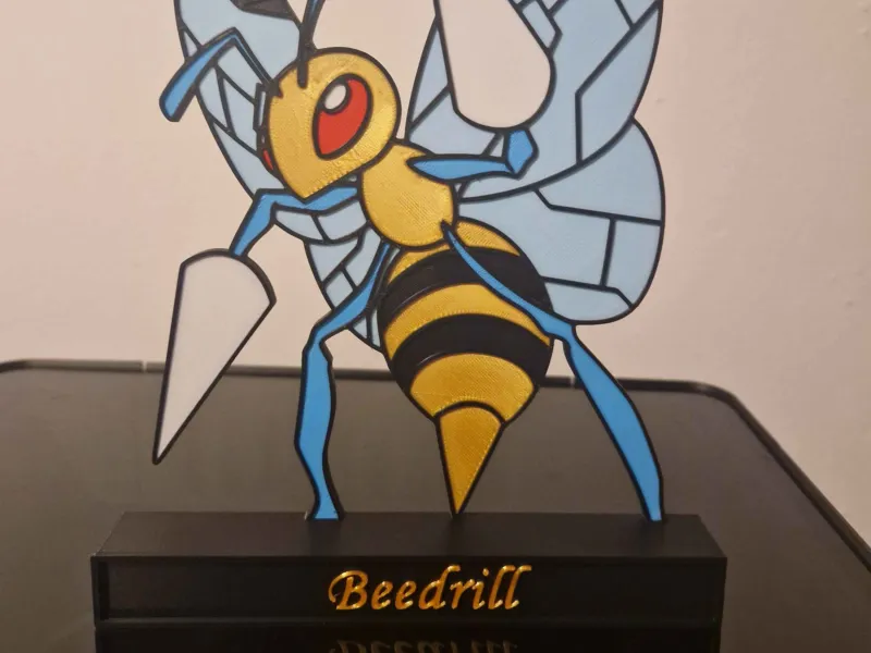 Beedrill on Stand