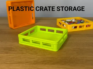 Plastic Crate Storage