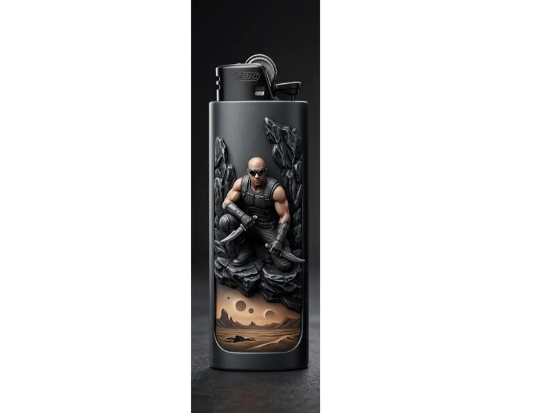 Case for lighter BIC J6 Riddick style