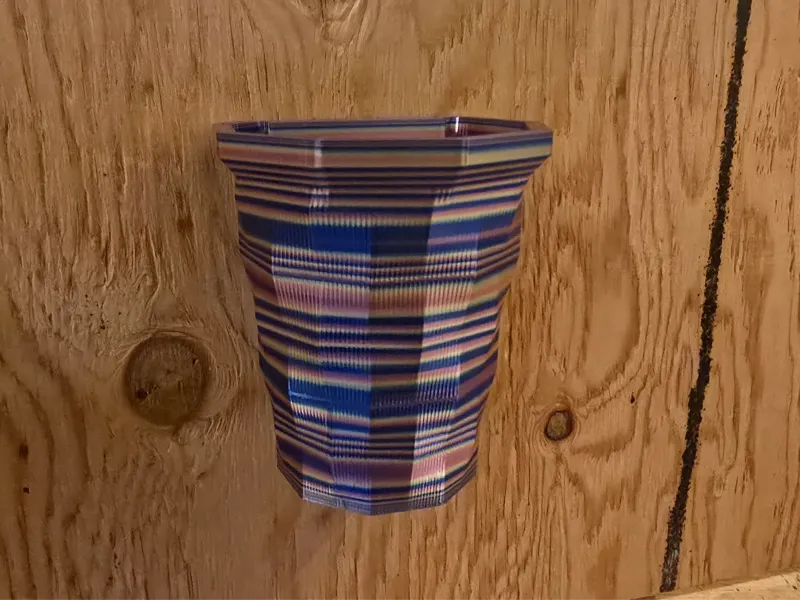 Wall Plant Pot | Hung With Seamless French Cleat