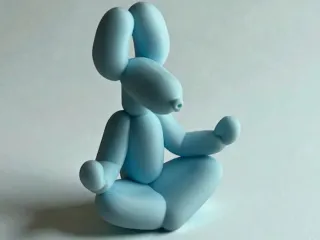 meditation dog balloon 