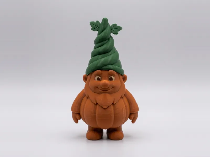 Pumpkin Garden Gnome - Sprout Hat Halloween Decor
