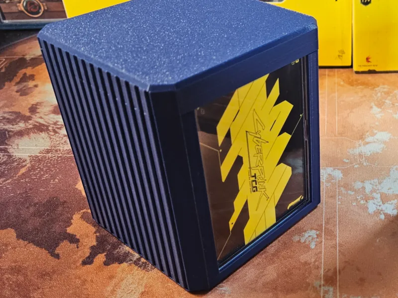 Cyberpunk TCG Deck Box and Accessories