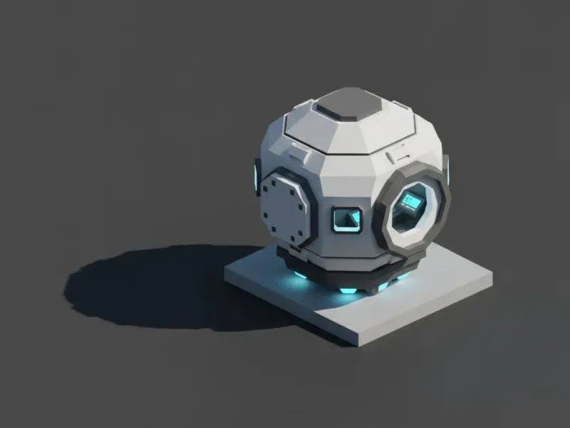 Low Poly Escape Pod