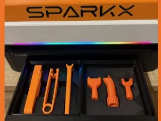 SPARKX i7 Lubrication Kit – Gridfinity + Precision Nozzles