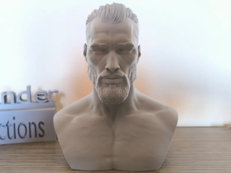 BUSTO GIGA CHAD Perfetto per un REGALO PIENO DI AURA H=20cm
