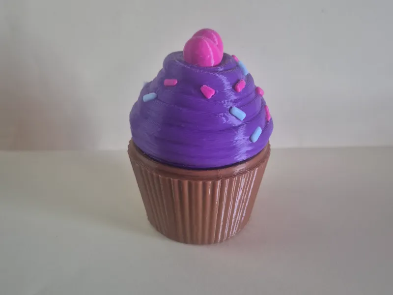 Cupcake opberger en speelgoed