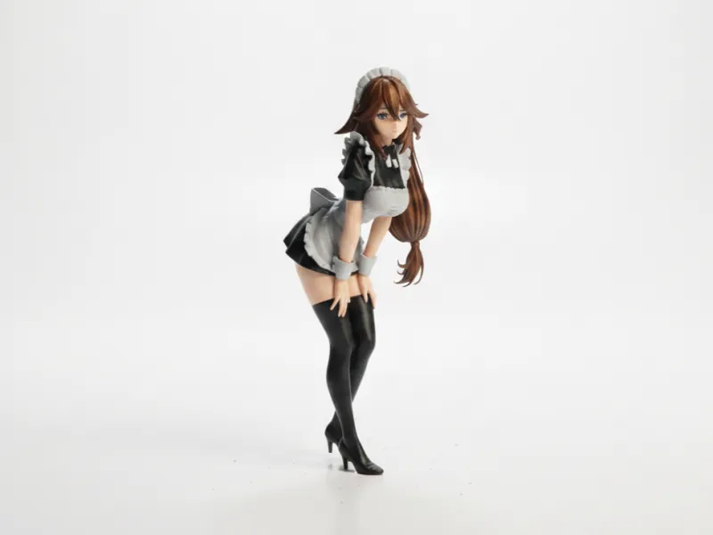 Elegant Anime Girl Figurine Female Character 3D Printable