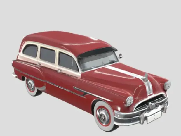 Stylized Pontiac Chieftain Deluxe