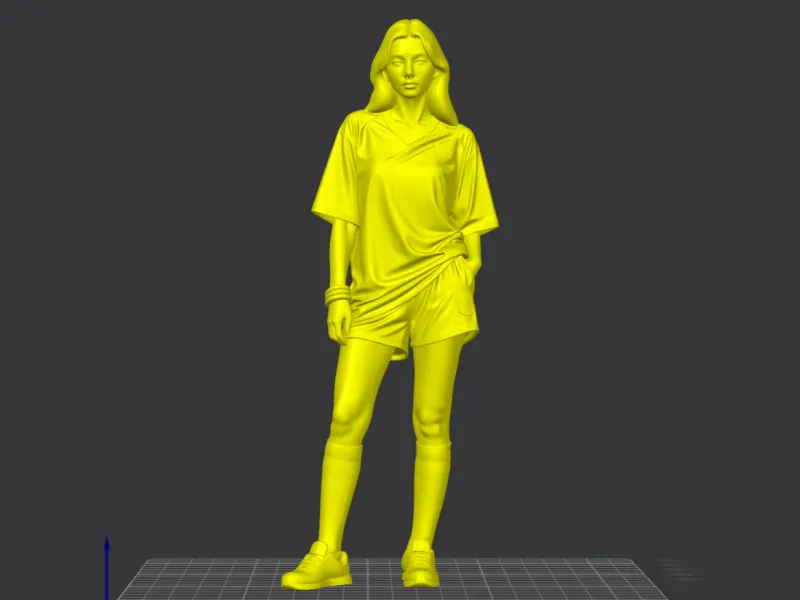 Oversized Soccer Jersey Girl – Casual Sporty Female