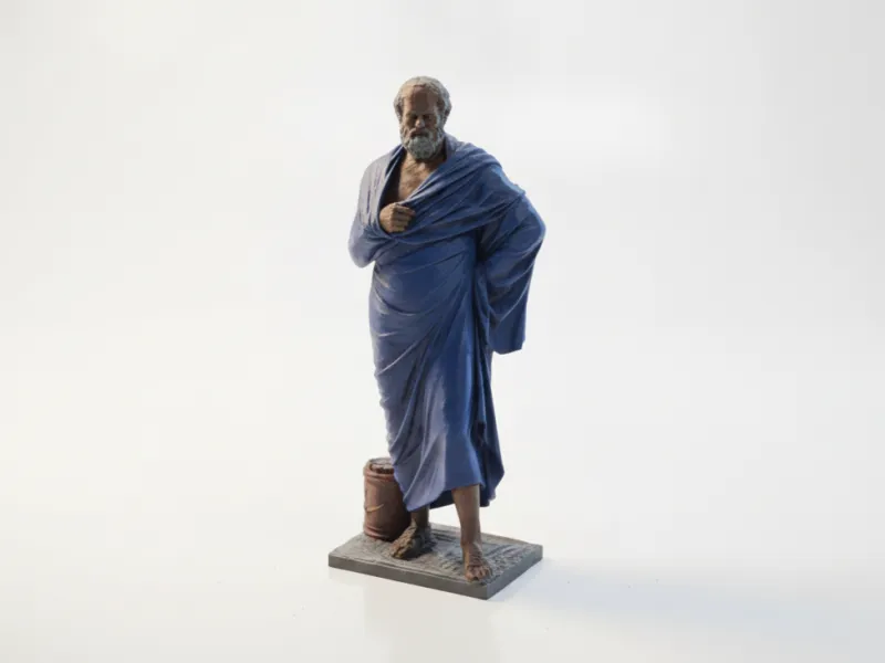 Sophokles Klassische Griechische Philosophenstatue 3D-druckbar