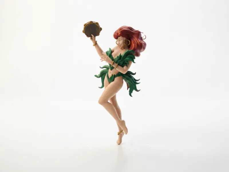 Tanzende Frauenfigur Weibliche Figur 3D-druckbar