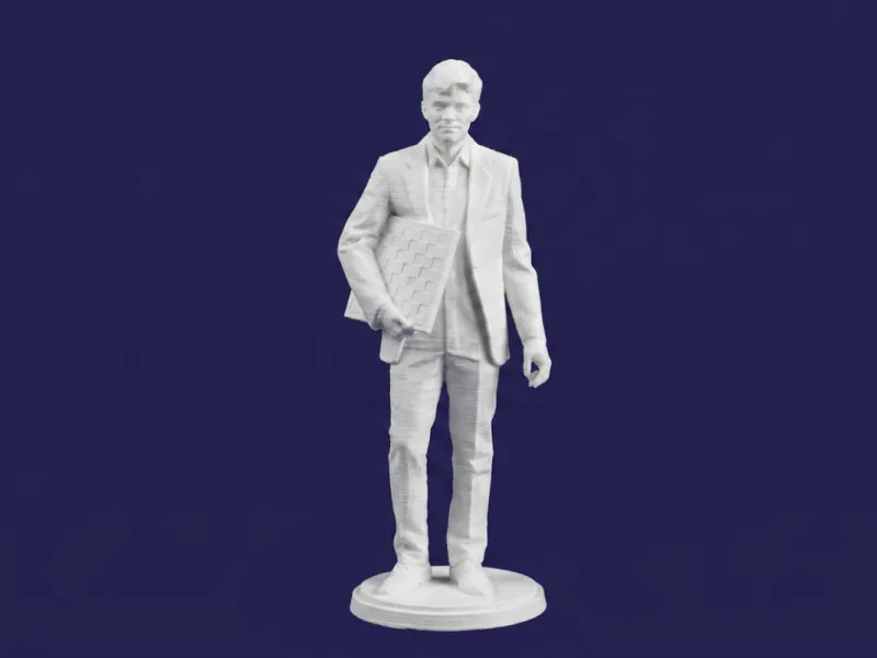 Gukesh Dommaraju World Chess Champion 3D Model