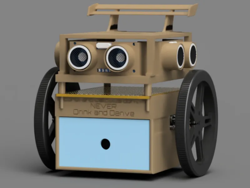 Rover project. (Arduino, C++, HC SR-04 ultrasonic sensor)