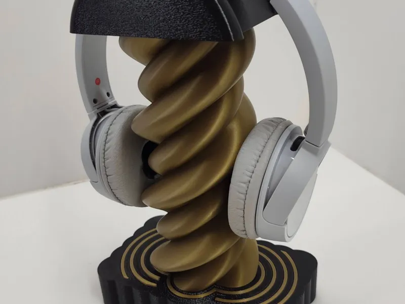 Suporte Espiral para Auscultadores,Design Moderno e Elegante