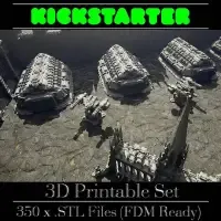 GrimDark Terrain (Essential Pack) (Free Sample) Kickstarter-6
