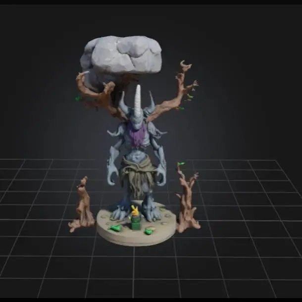 Rob Boss Tree Characters & Creatures STL Download - Tree Boss 1by Lane Vassallo