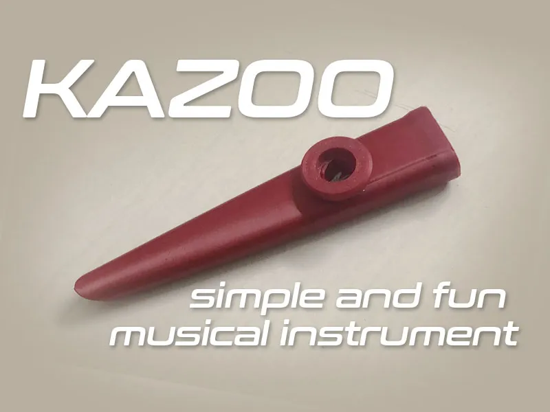 Instrumento musical kazoo slim