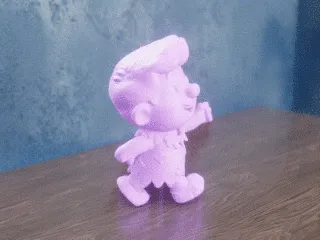 Chibi Barney Rubble