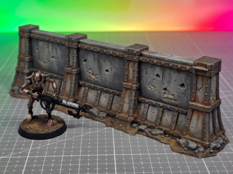 Muralha Blindada - Terreno para Wargame Grimdark