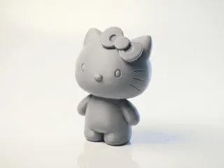 Hello Kitty Figurine Cartoon Character 3D Printable