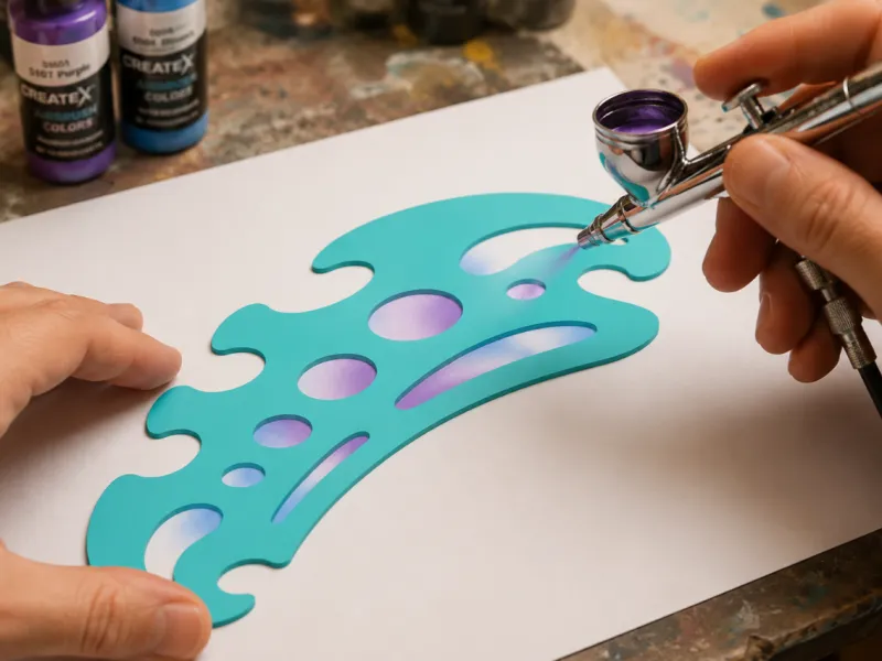 Monster Curve Stencil