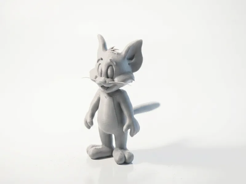 Tom Cat Figurine Zeichentrick-Animation 3D-druckbar