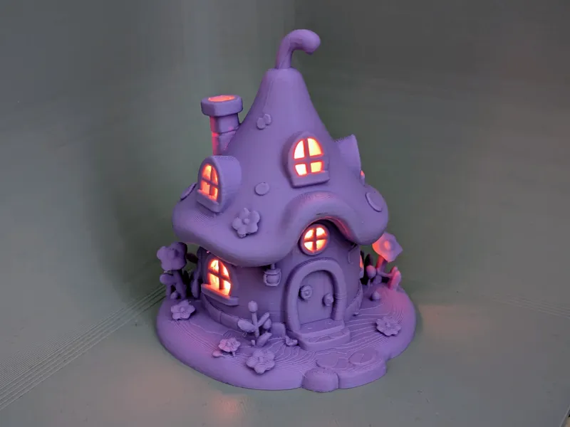 Chalet Lanterne de Conte de Fées – Maison à Bougie LED