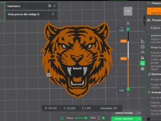 TIGRE ESCUDO PARA CHOPP