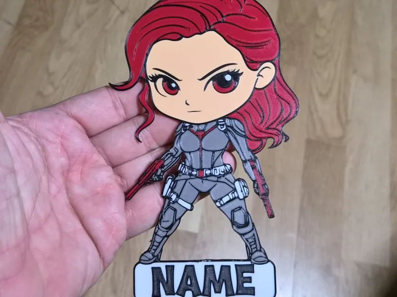 Black Widow - Viuda Negra - tu nombre