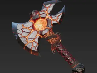 Axe keychain
