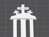 Three Cross Bible Bookmark-0
