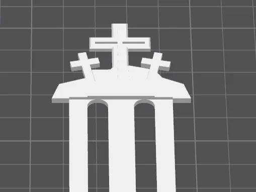 Three Cross Bible Bookmark