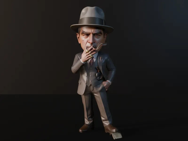 The Godfather "Don Corleone" Statue - Premium Vintage