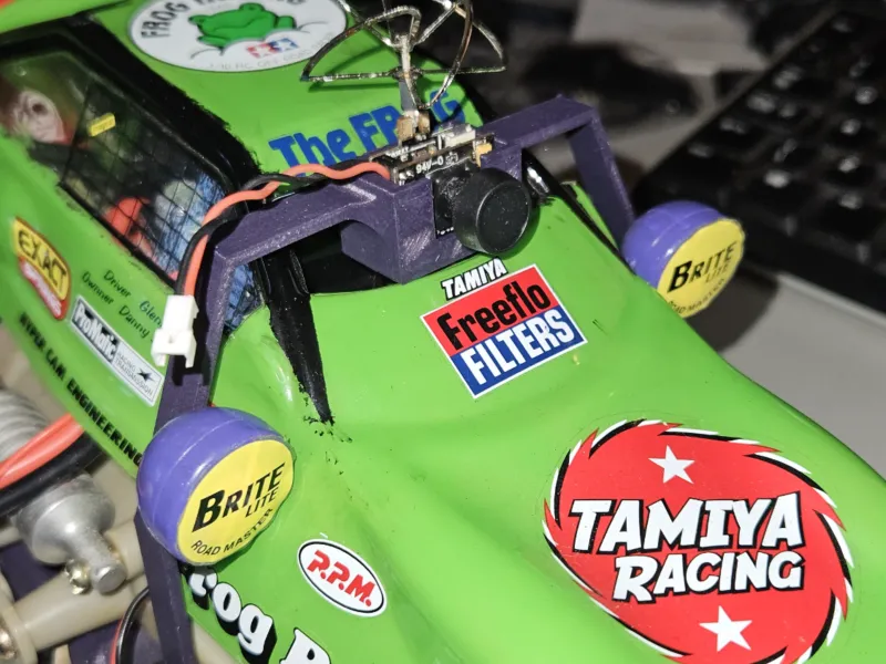 Eachine TX01 FPV mount for Tamiya Frog RC Car