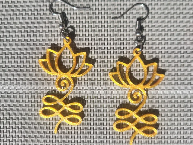 Earrings - 072 - Easy Print - Free