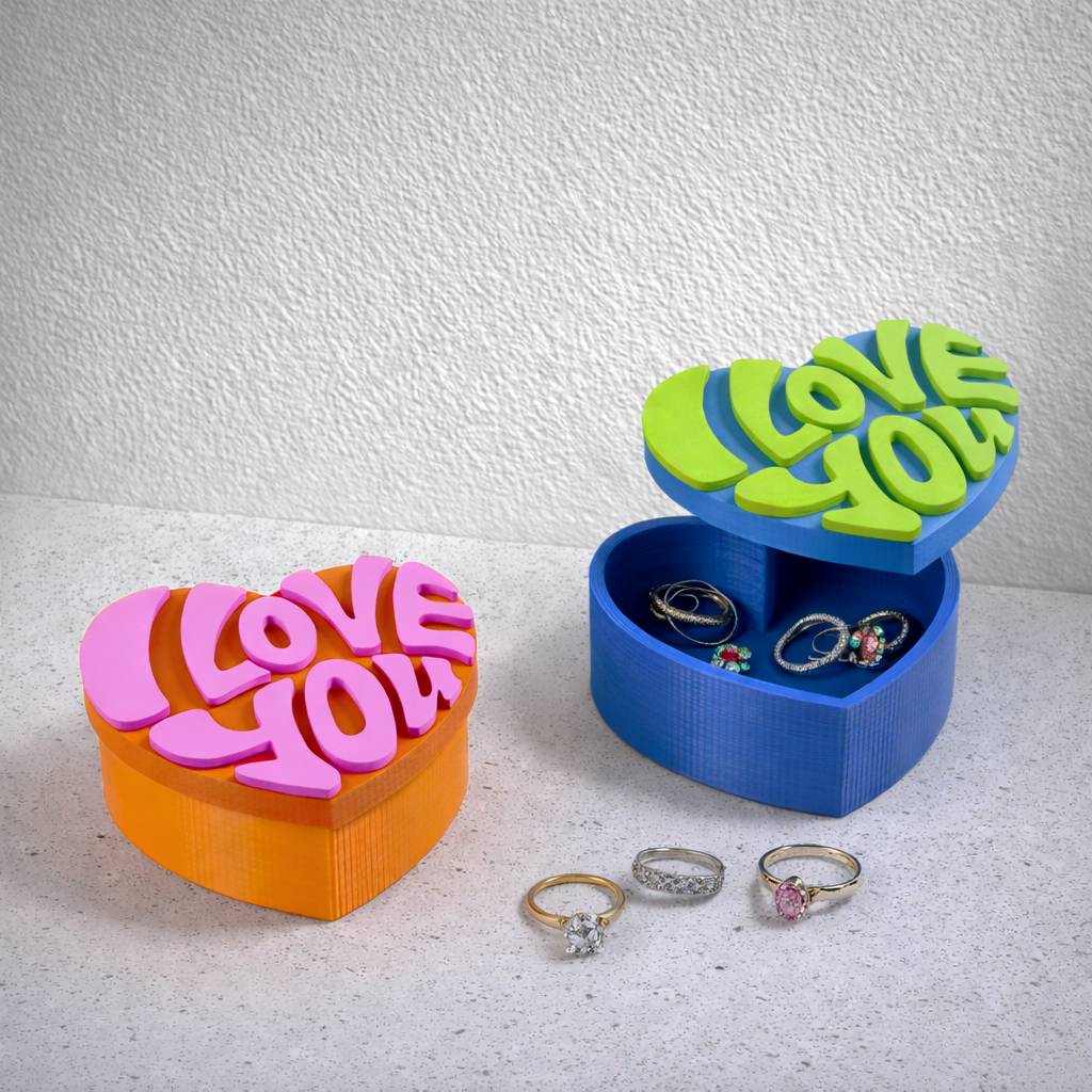 3D Printer Files | 3MF File | Love You Box / 3D Valentine’s Day Gift ...