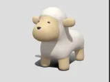 Stuffed sheep toy-0