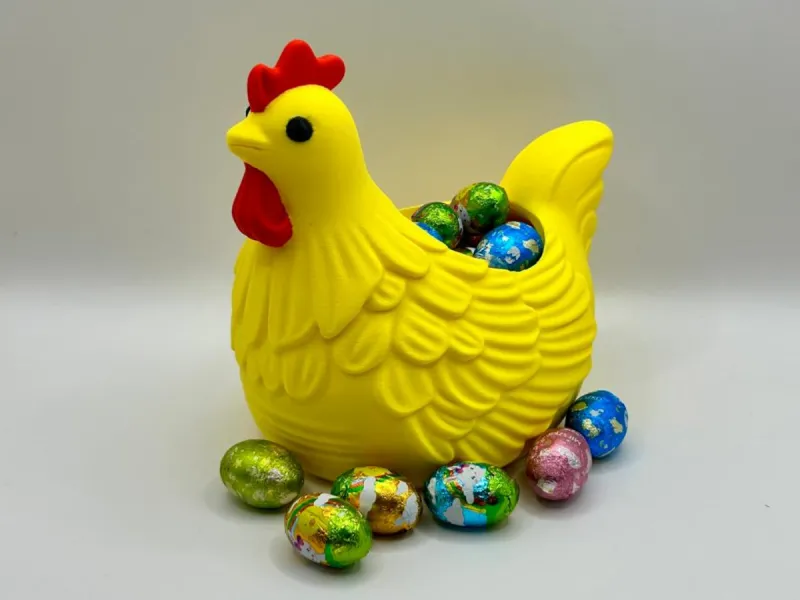 Easter Hen Basket
