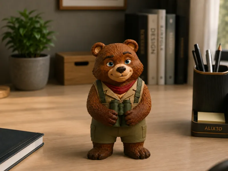 Urso Fofo Guarda-Florestal