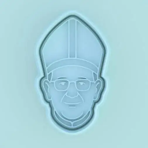 pope francis cutter + stamp