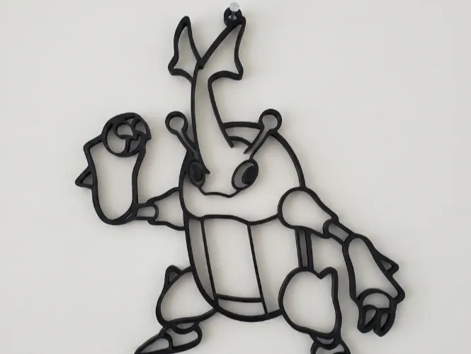 Heracross Wall Art Pokemon - Home Decor