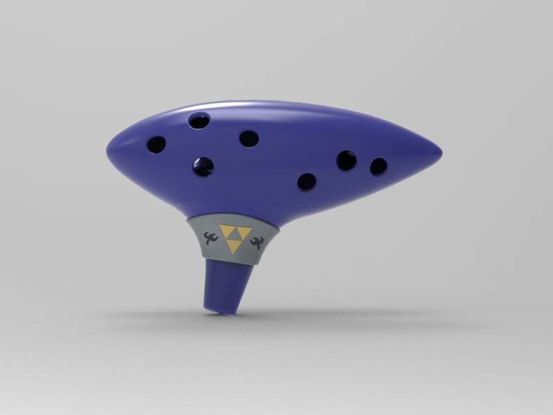The Legend of Zelda Ocarina of Time functional ocarina