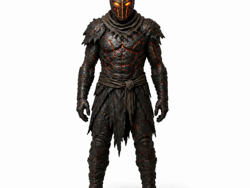 Charred Warrior - Valheim Figurine