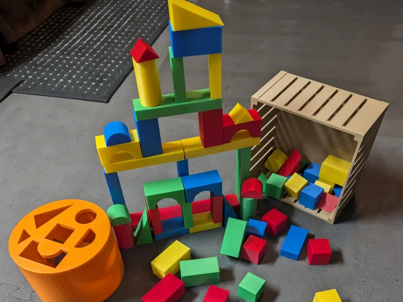 Building Blocks and Shape Sorter: Pre-School Age