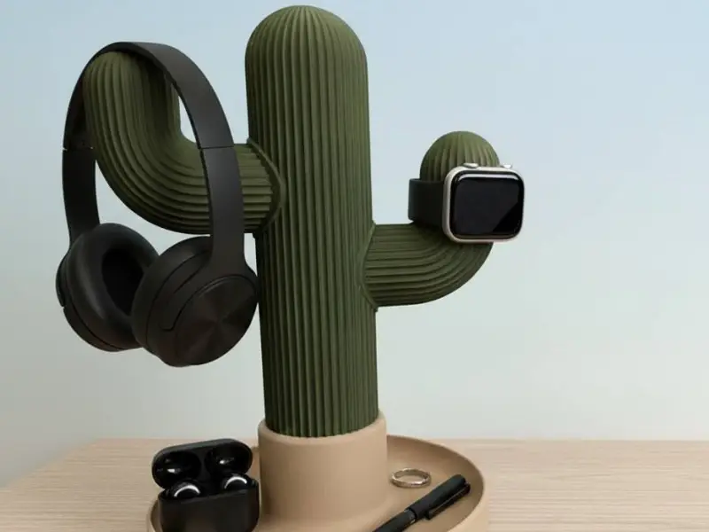 Cactus jewelry holder